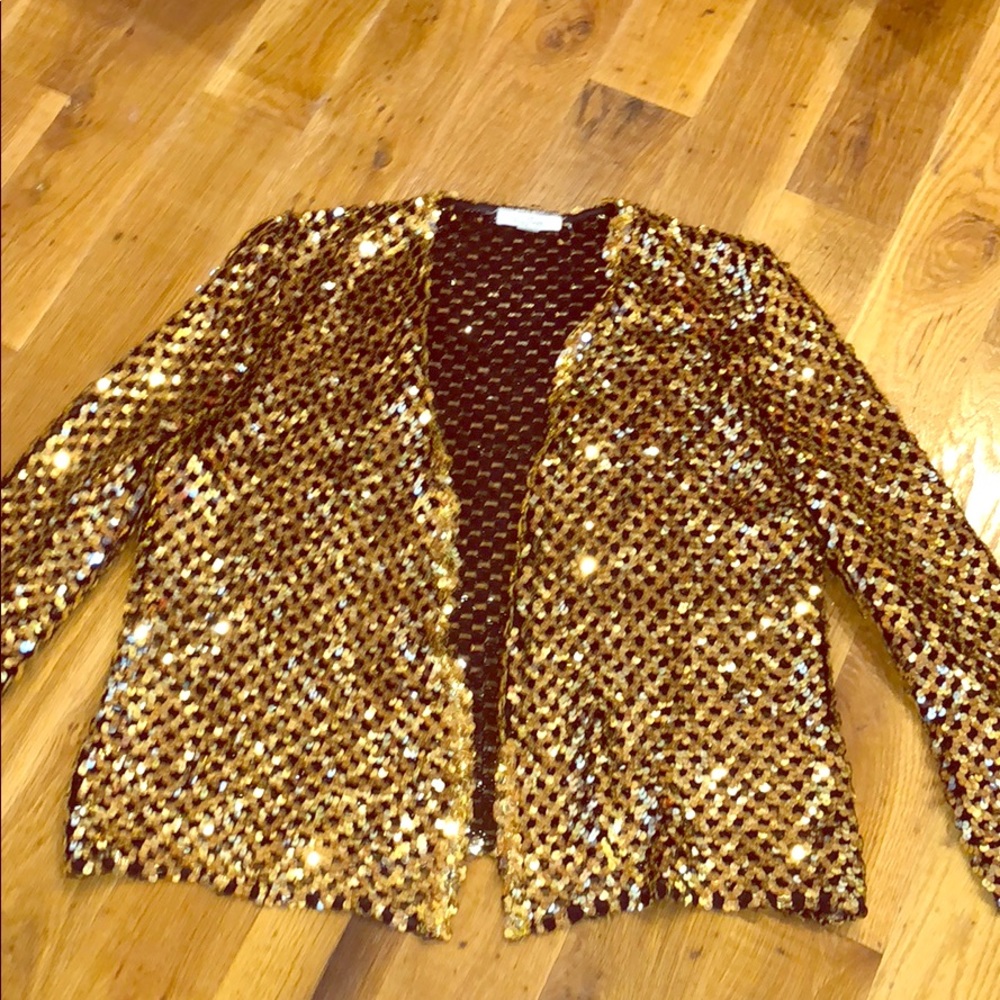 SEQUIN Jacket Cardigan Christmas Party Halloween Costume Circus